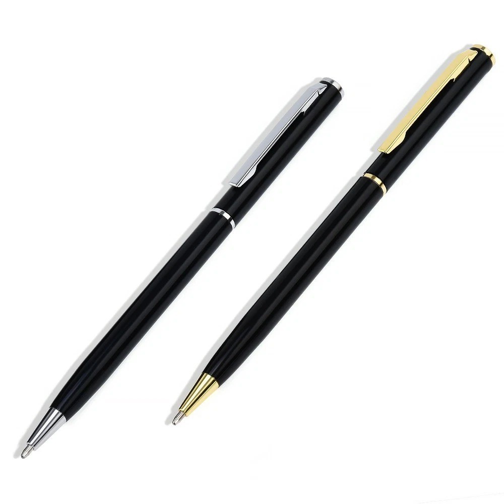 Stainless Steel Ballpoint Pen Ball Point Writing Pen Student Stationery Retro