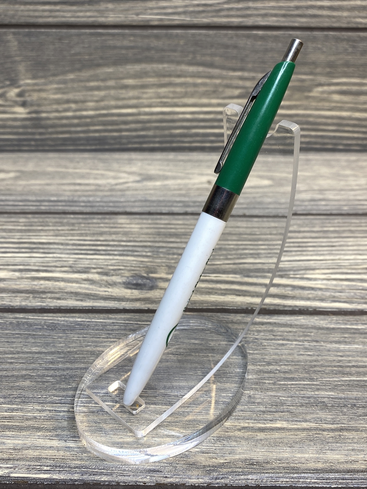 Vintage Pen United States Steel Farm Service Centers Green And White￼