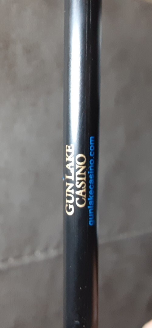 74 Lot Gun Lake Casino Michigan Black Bic 1st Year Open Pen Pens 60 W Caps 14 No
