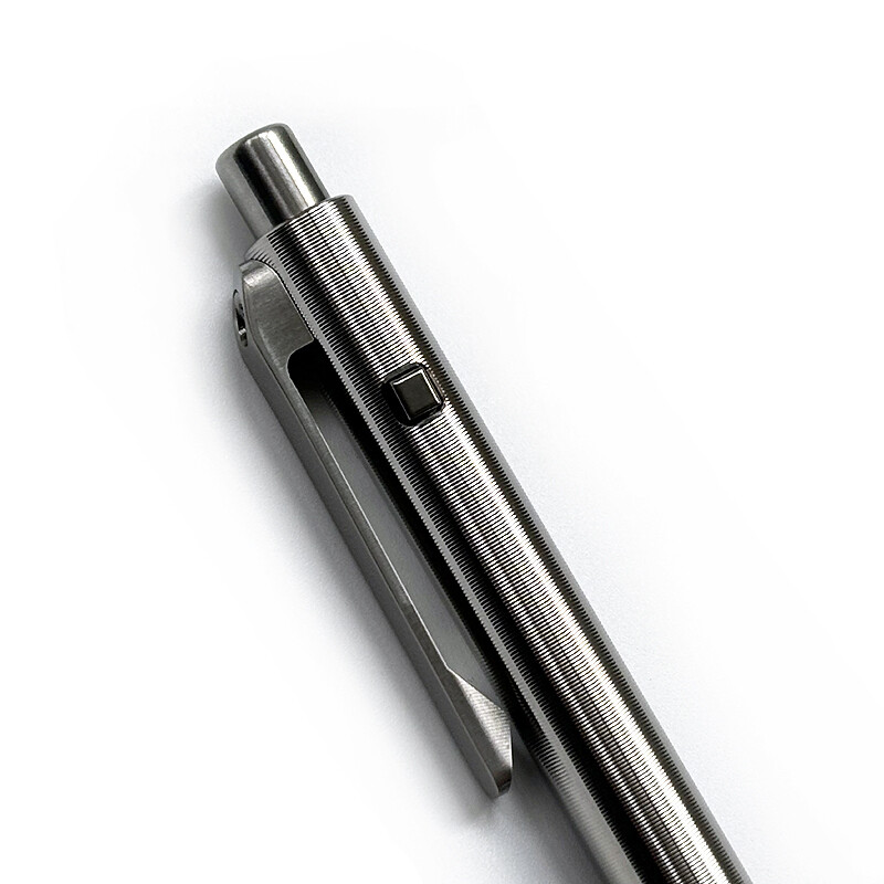 1PC Titanium Ballpoint Pen EDC Pocket pen Business Office Writing Signature Gift