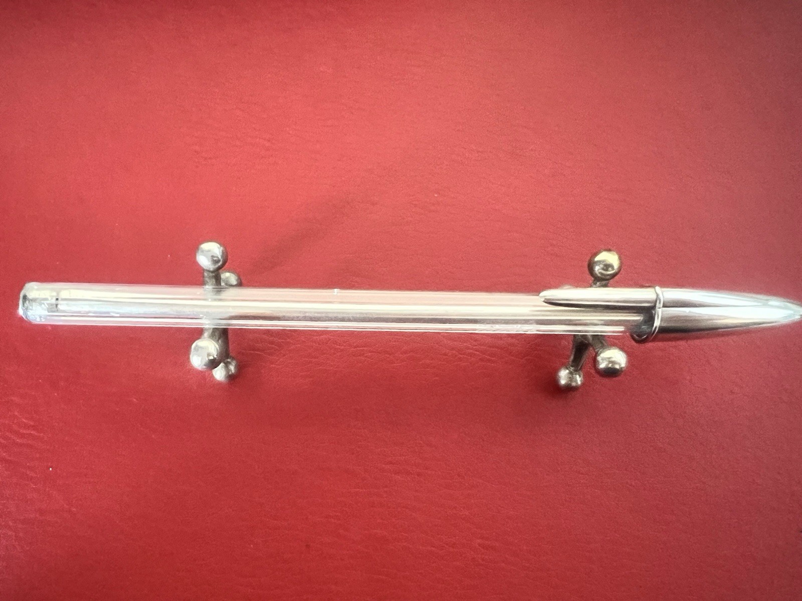 BIC Cristal Silver Pen With Solid 925 SILVER Cap Vintage ’91 A