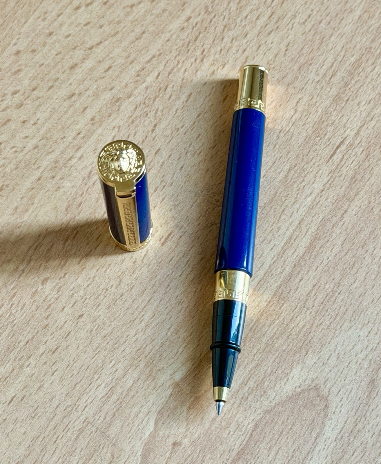 Versace Olympia – Medusa Roller Pen Very Rare Collectible Made In Italy.