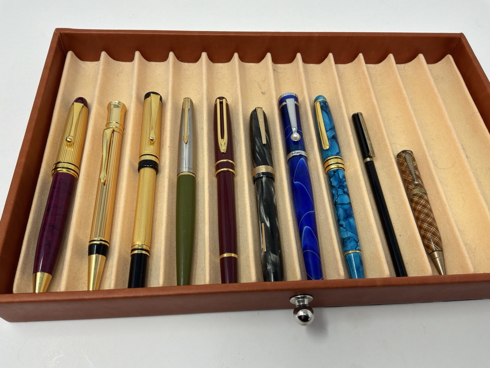 Lot Of 10 Misc Pens/Pencils Parker/Moore/Unbranded/Etc Untested/Broken READ