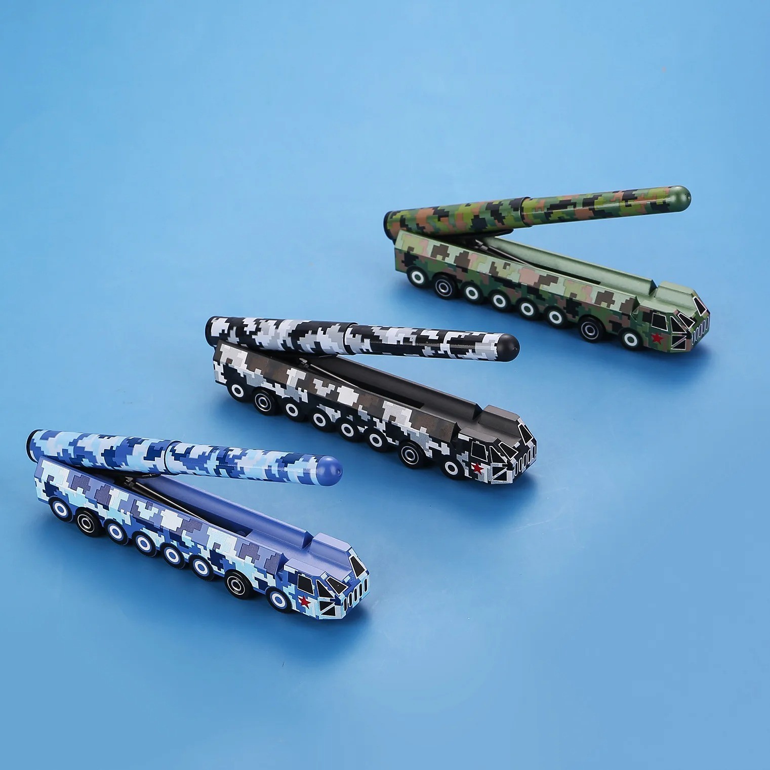 Dongfeng 61 Missile Design Gel Pen 0.5mm Creative Toy Model Pen RANDOM COLOR