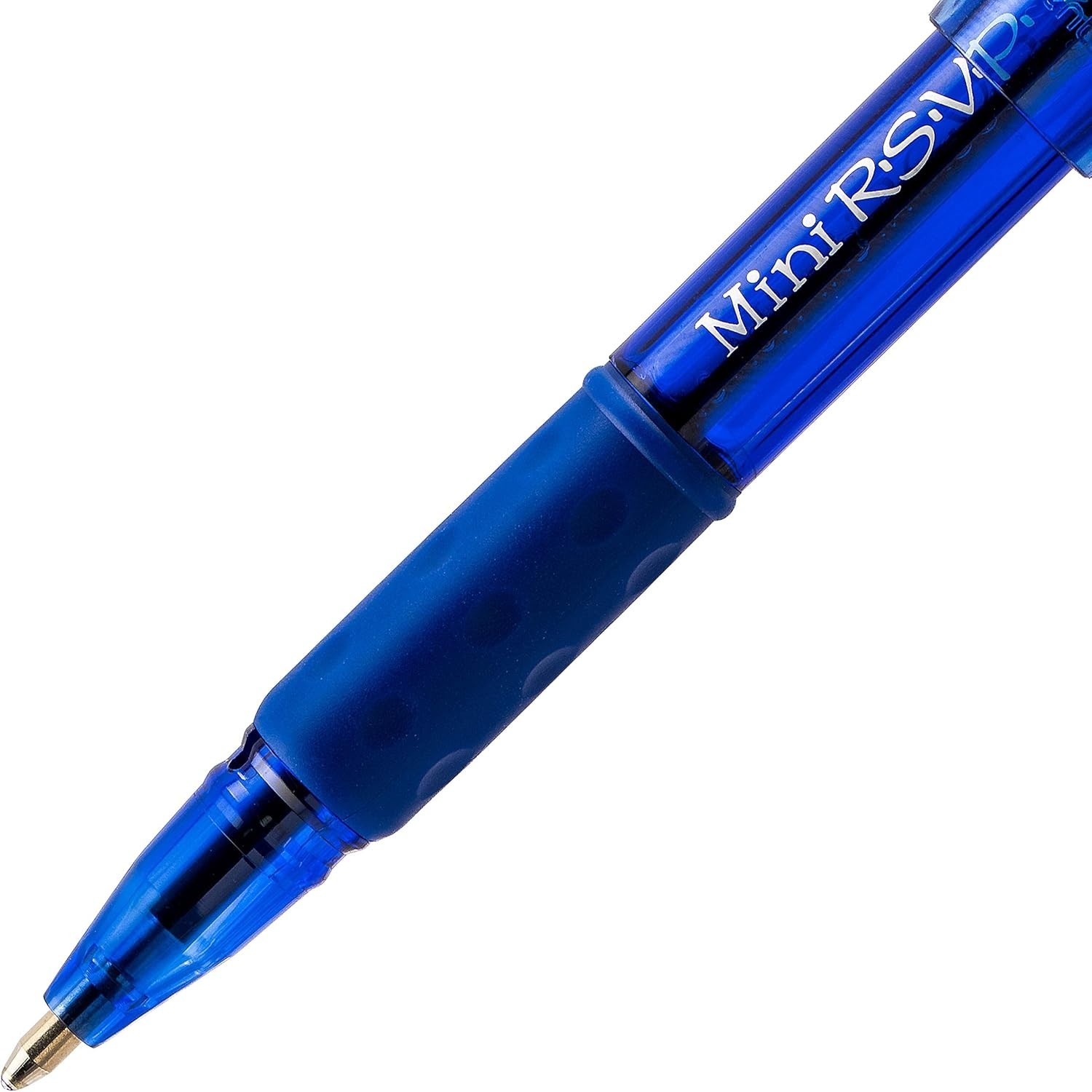 RSVP Mini Ballpoint Pens – Assorted Colors, 1.0mm Pack of 8 with Key Ring