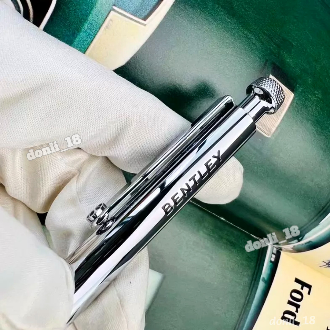 Rare Bentley Ballpoint Silver Pen Collectors Edition VIP Dealer Gift, New In Box