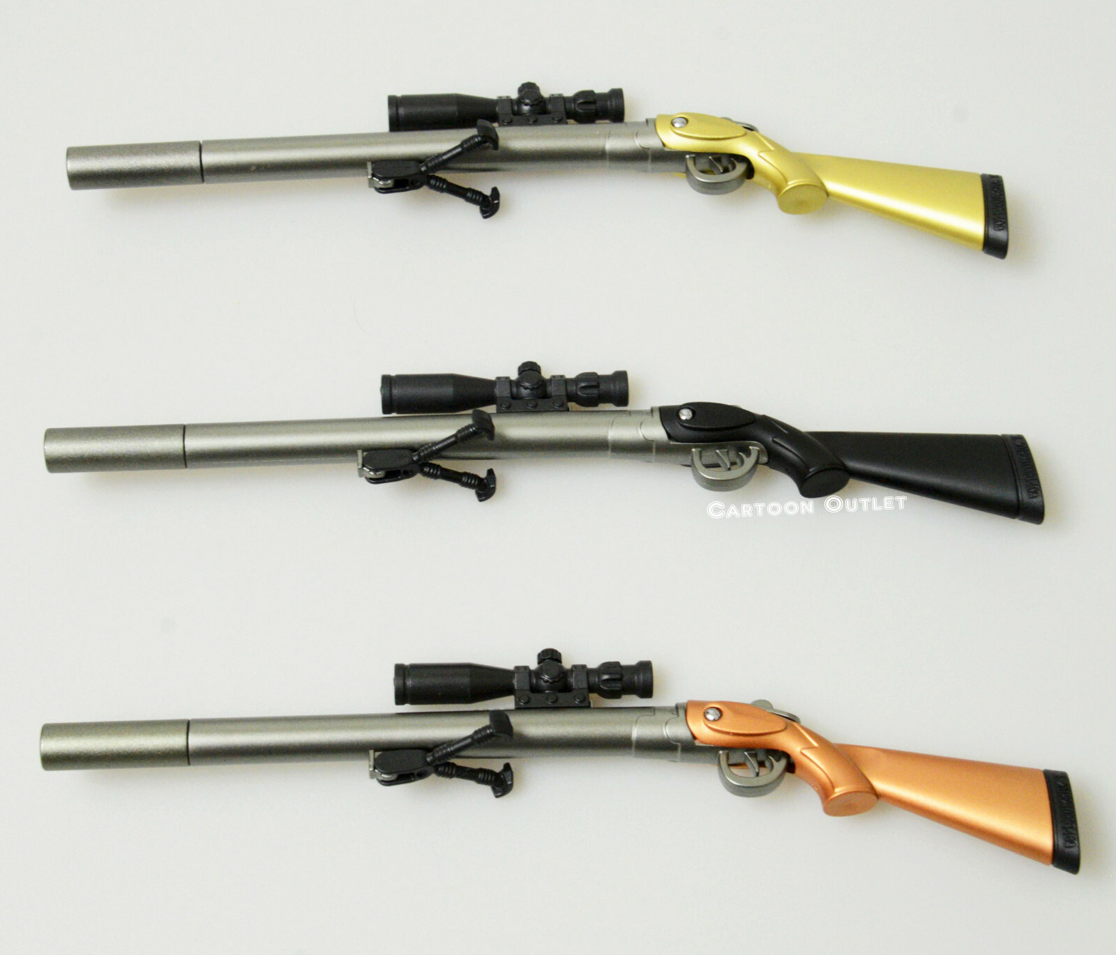 Novelty Gun Pen Collectable Rifle Shaped Ink Pen Man Cave Office Birthday Gift