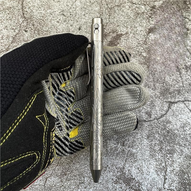 Titanium Alloy Ballpoint Pen Business Writing Signature Pen EDC Multi-tools Gift