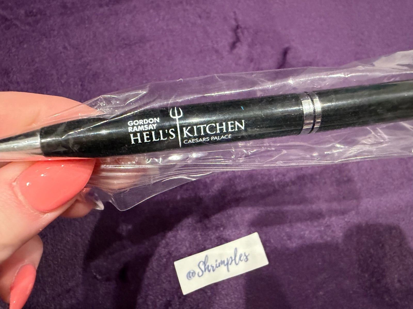 HELL’S KITCHEN Caesar’s Palace GORDON RAMSEY PEN New in Plastic