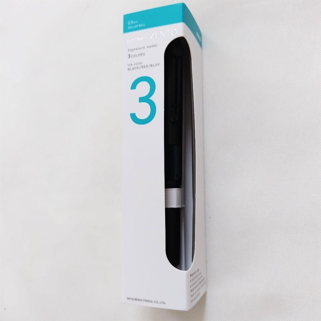 Mitsubishi Pencil Uniball Zento Signature Model 3 Color M Black 0.5mm NEW