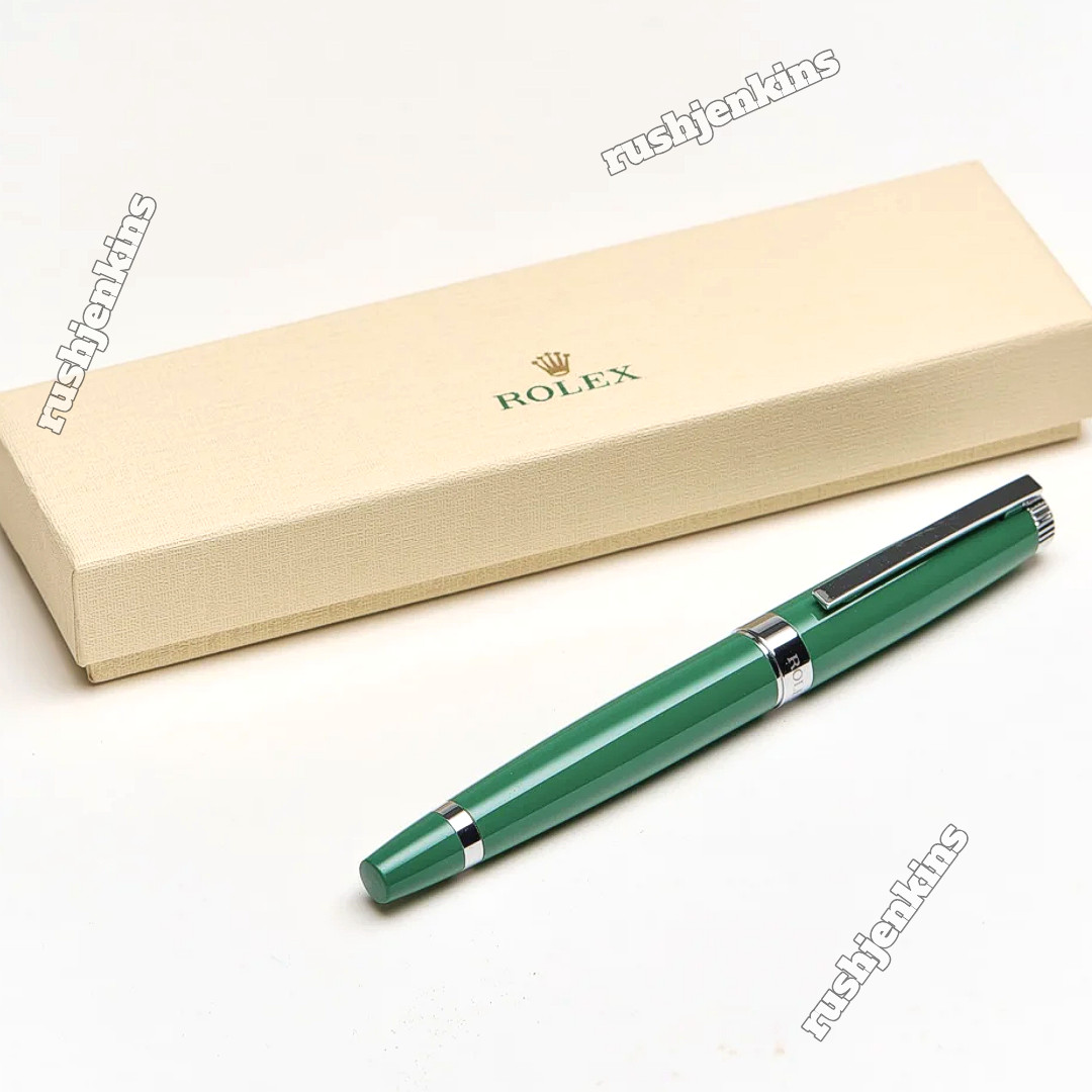 ROLEX Emerald Executive Green Rollerball Pen AD VIP Gift