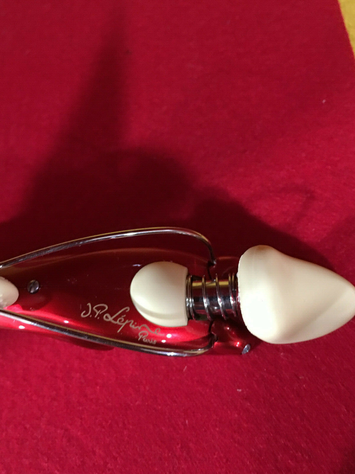 JEAN PIERRE LEPINE SIGNED HAND MADE FREE RIDE BALLPOINT PEN IN RARE RED COLOR