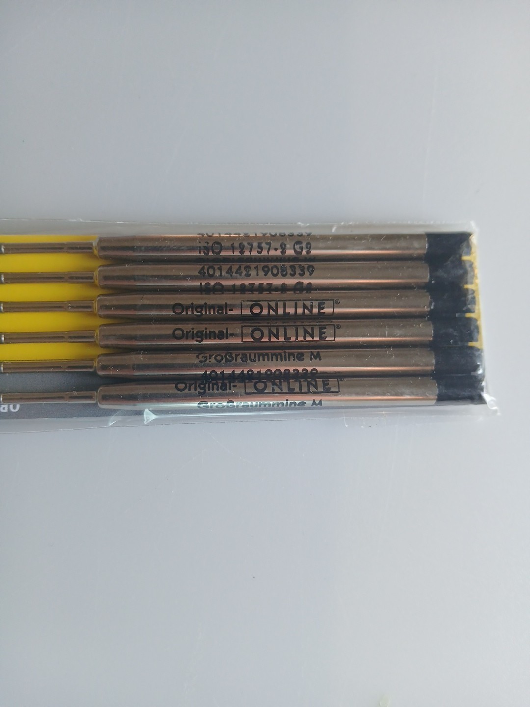 Lot Of 3-6x Parker Compatible Ballpoint BLACK Biro Pens Medium Ball Pen Refills