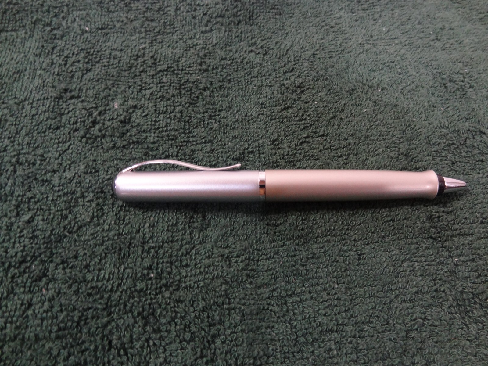 Pelikan Epoch Titan K360 Matt Silver Grey Bronze Chrome Trim Ballpoint Pen #341
