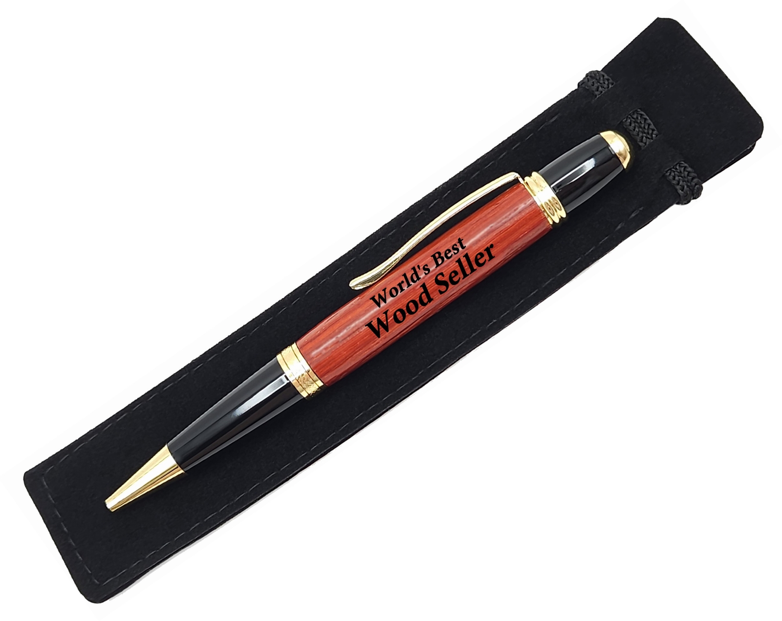 Gift For Wood Seller World’s Best Wood Seller Present Engraved Pen