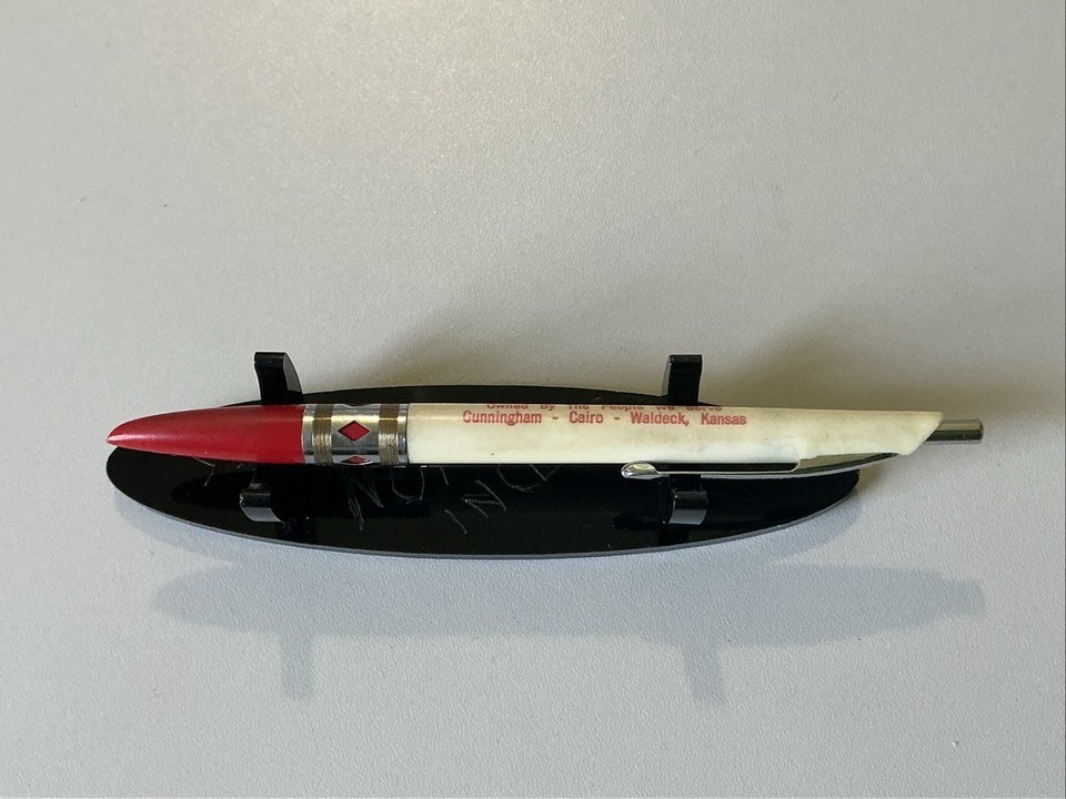 VTG Ballpoint Pen – 1965 Cairo Co-Op Equity Exchange 50 Years Service Waldeck KS
