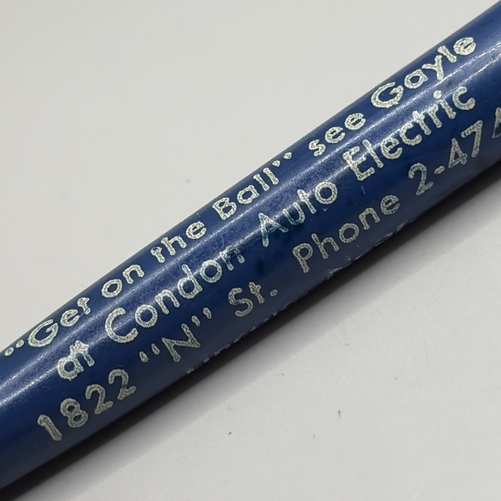 VTG c1950s Ballpoint Pen CONDON AUTO ELECTRIC Lincoln NE See Gayle…