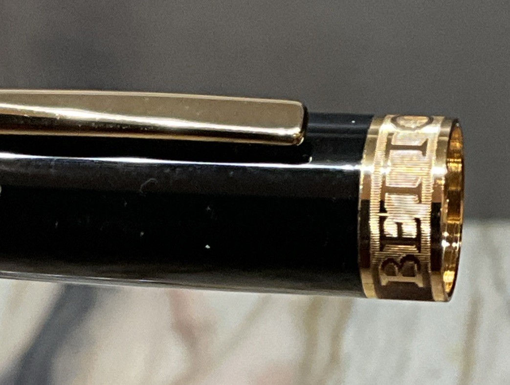 Bettoni collection ball point pen Jack Daniels Single Barrel Black /Gold accents