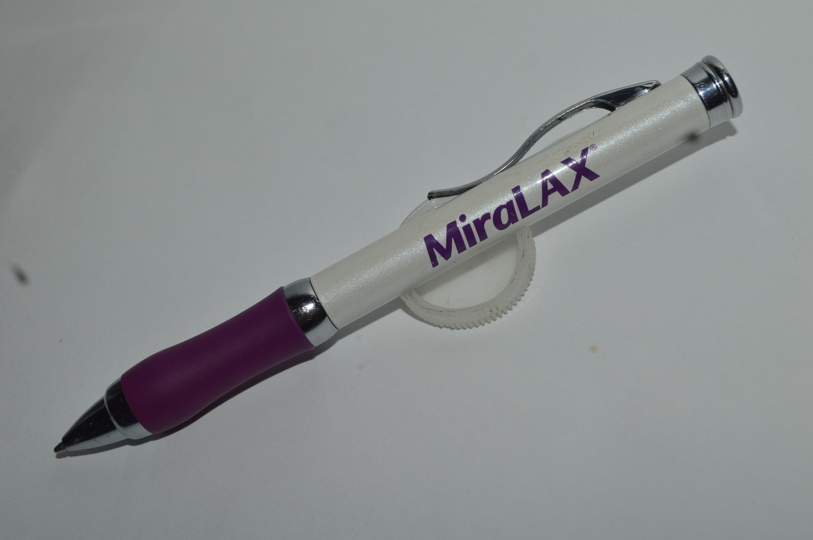 Sales Representative Promo MiraLAX Sample Ballpoint Pen Ergonomic Grip