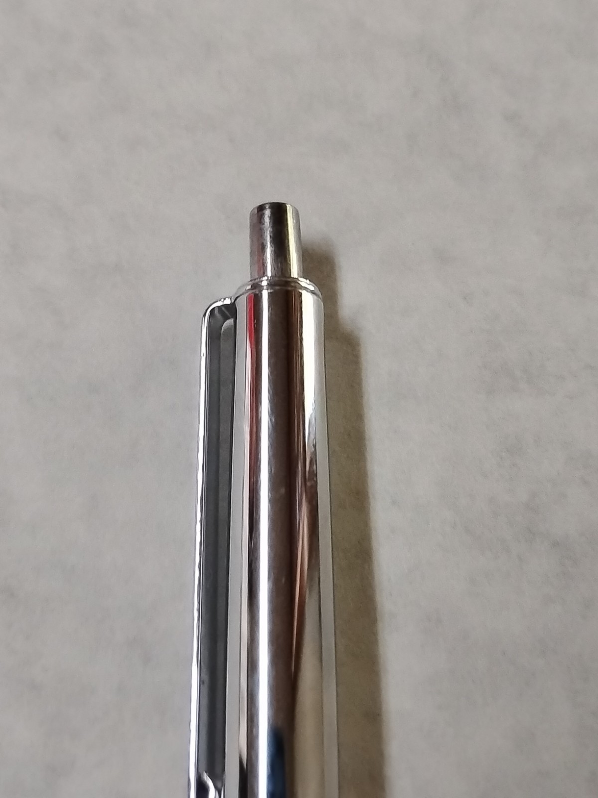 Vintage Paper Mate Double Heart Ballpoint Pen Black Silver Black Ink Tested #F1