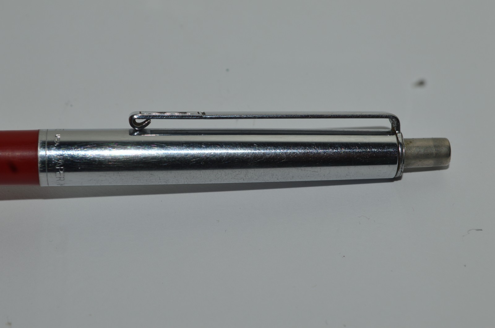 Paper Mate PROFILE #2 REGULAR Grip Ballpoint Pen Red Barrel Made In USA 1980s