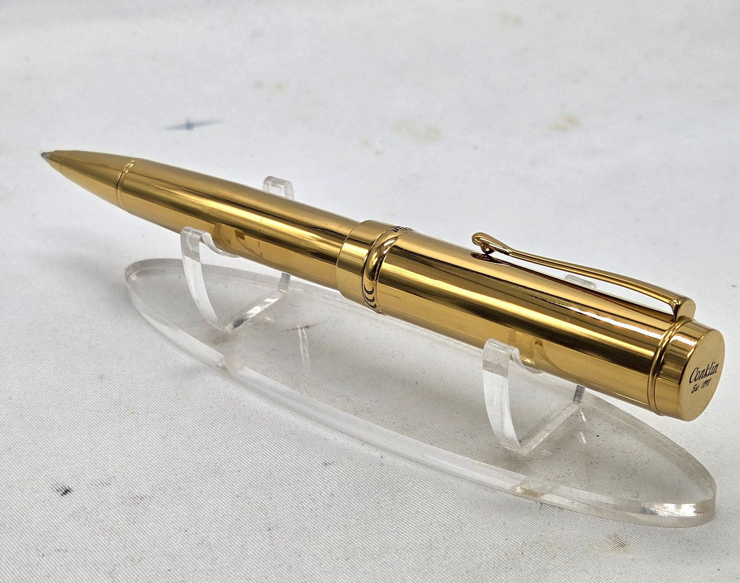 Conklin Duragraph Metal Ballpoint Pen – PVD Gold Finish