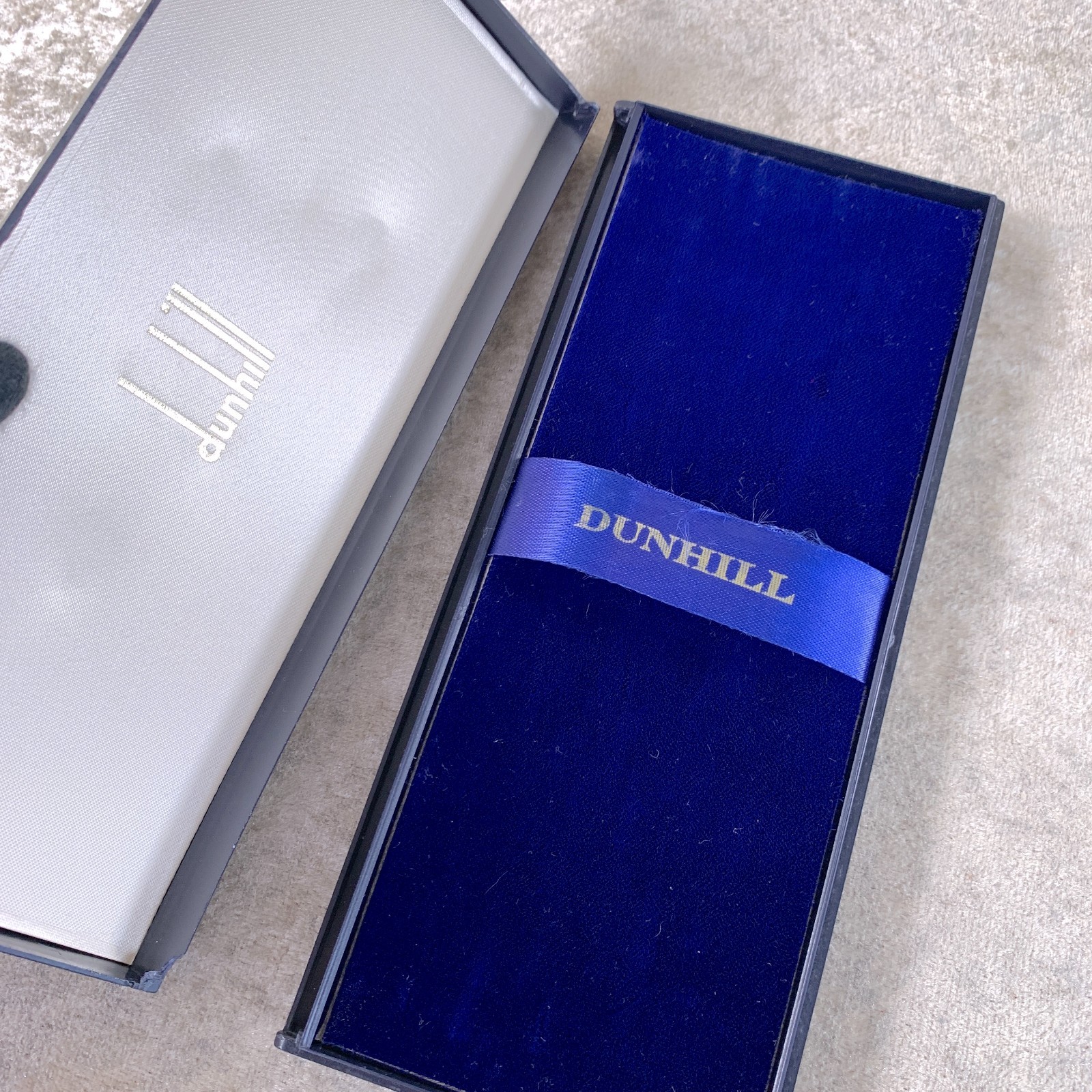 Vintage Dunhill Ballpoint Pen 925 Sterling Silver with Case