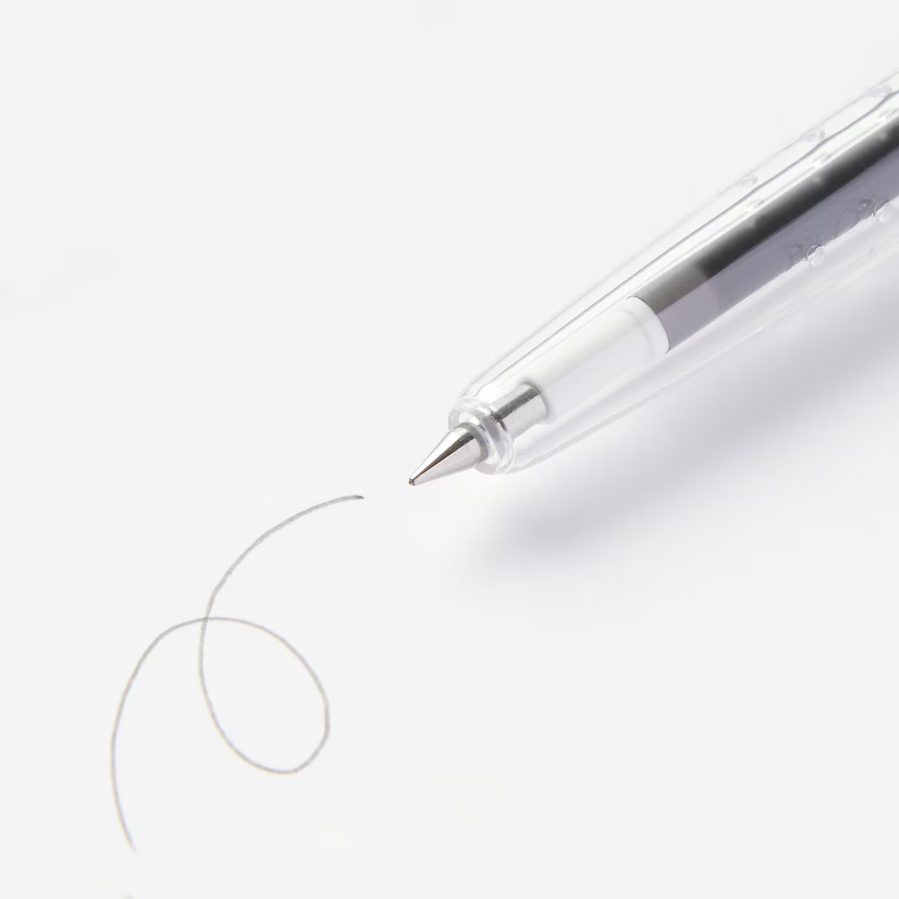 MUJI Erasable Retractable Slim Ballpoint Pen Black 0.38mm Made in Japan
