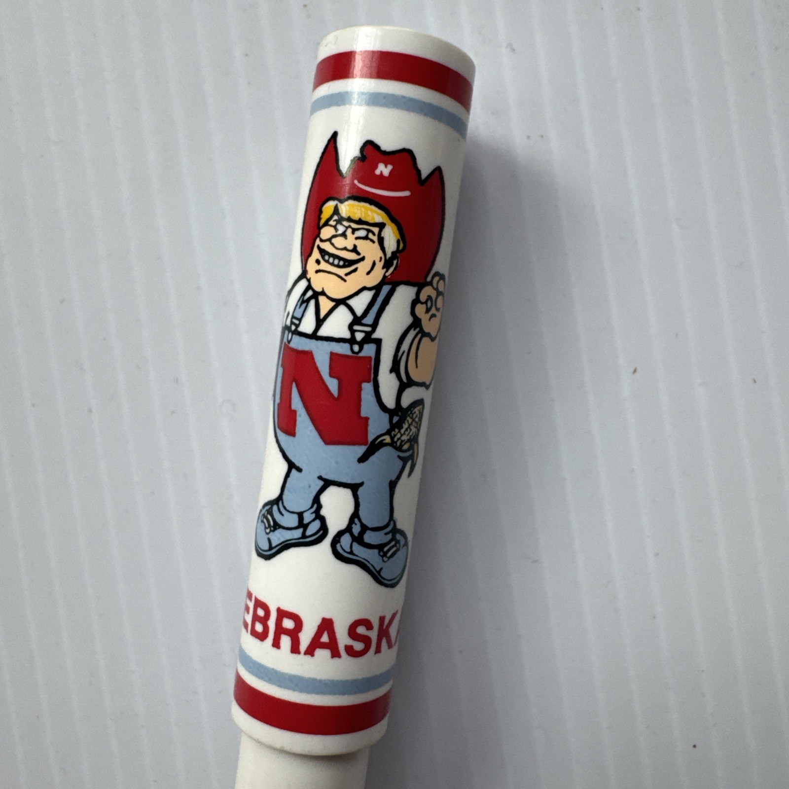 Vintage Nebraska Cornhuskers Ink Pen with Cap Herbie Husker – Ink is Dry