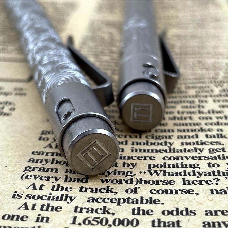 Titanium Alloy Ballpoint Pen Business Writing Signature Pen EDC Multi-tools Gift