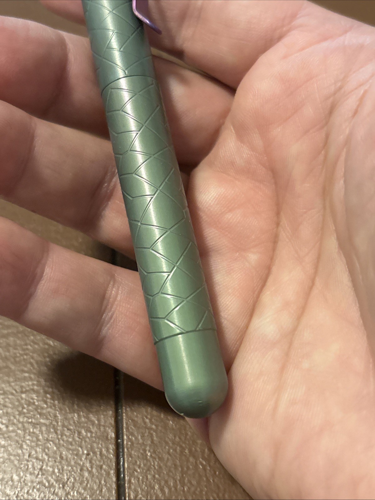 Maratac Countycomm Full Titanium Embassy Pen Custom Green Purple Anodization 665