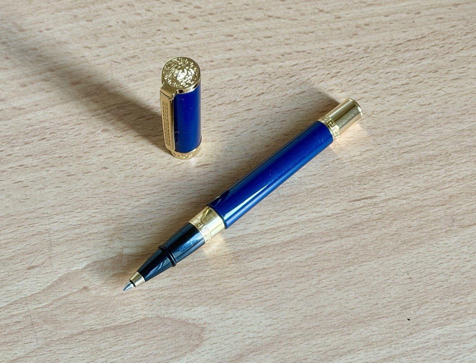Versace Olympia – Medusa Roller Pen Very Rare Collectible Made In Italy.