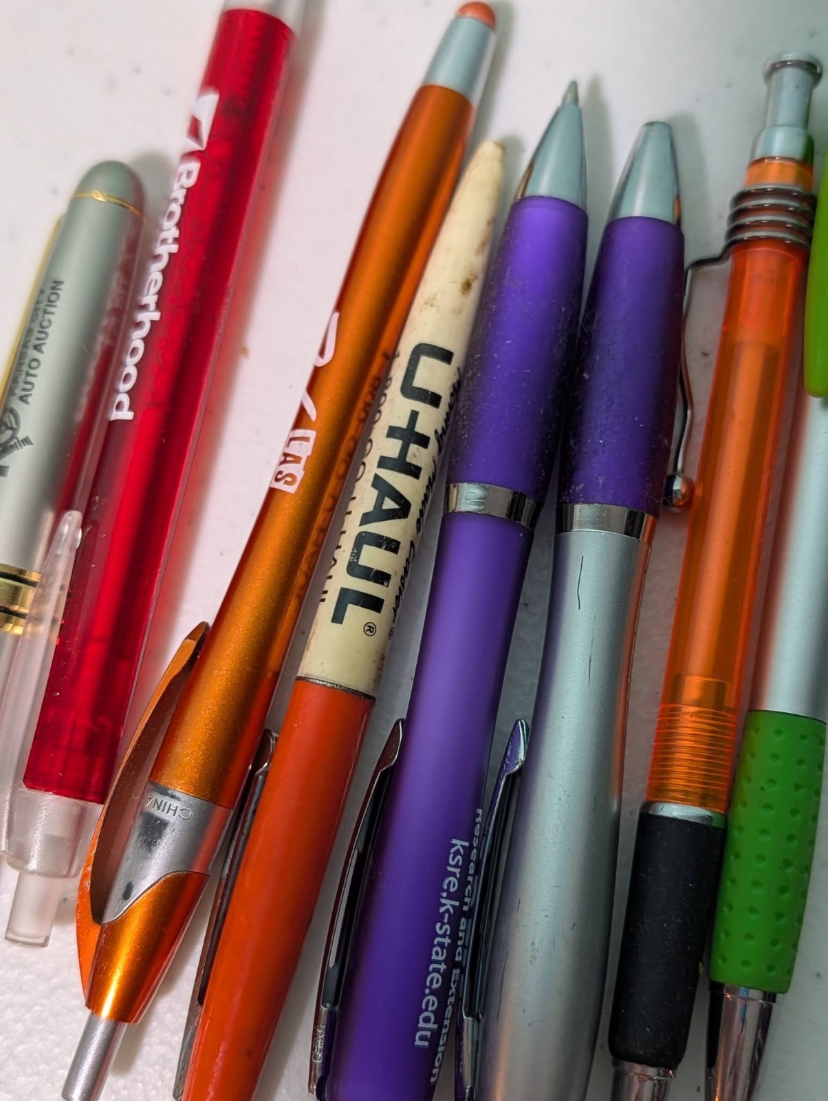 Advertising Pens Lot of 31 Pens All Random Vintage