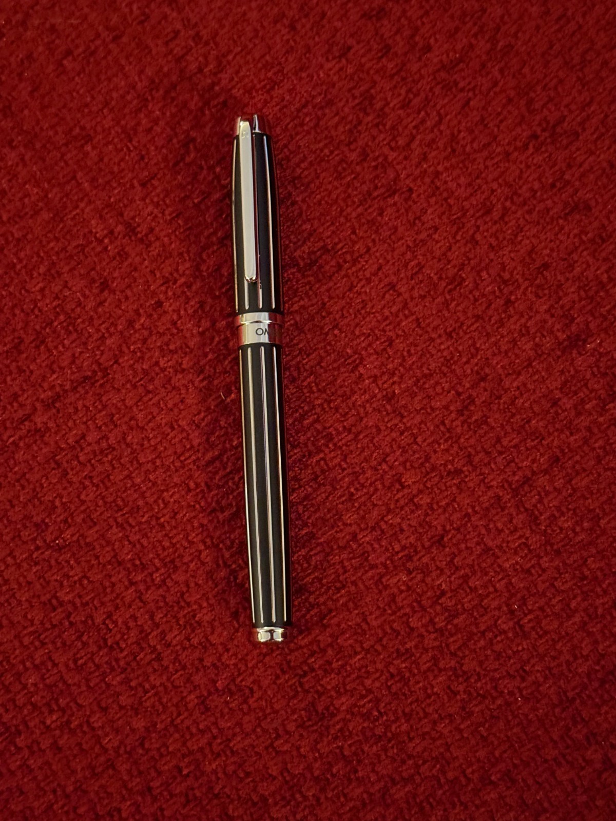 Omega Watch Executive Rollerball Pen, 0.6 Black Ink, Refillable, Luxury AD Gift