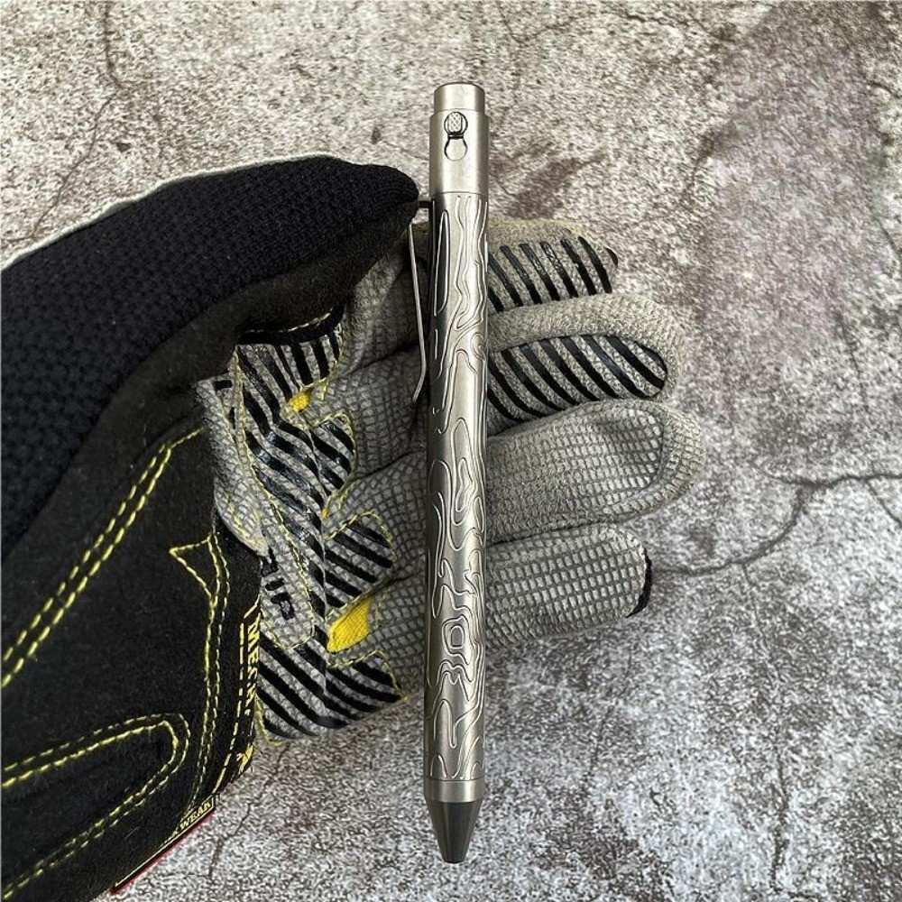 Titanium Alloy Ballpoint Pen Business Writing Signature Pen EDC Multi-tools Gift