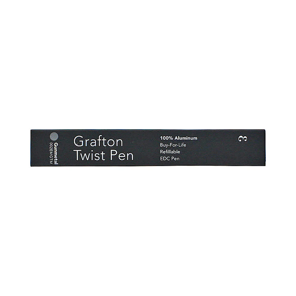 Everyman Grafton Mini Twist Ballpoint Pen, Gunmetal