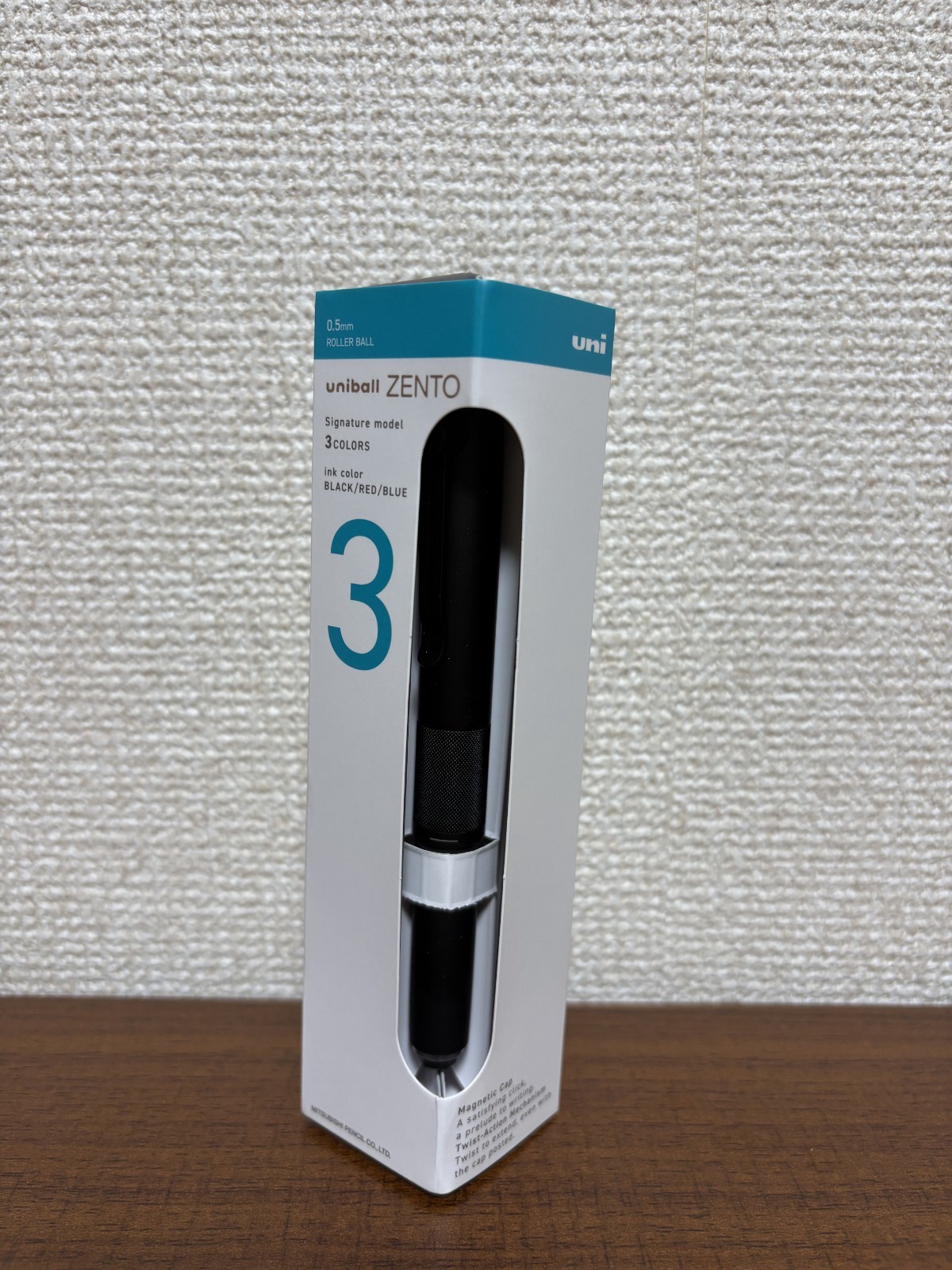 Mitsubishi uni-ball ZENTO Signature Model 3-Color Multi Ballpoint Pen 0.5mm