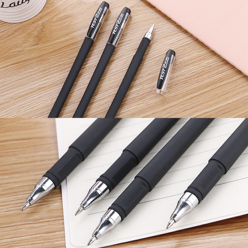 NEW Black Gel Pen Full Matte Water 0.5 Pens Writing Stationery Supply Office