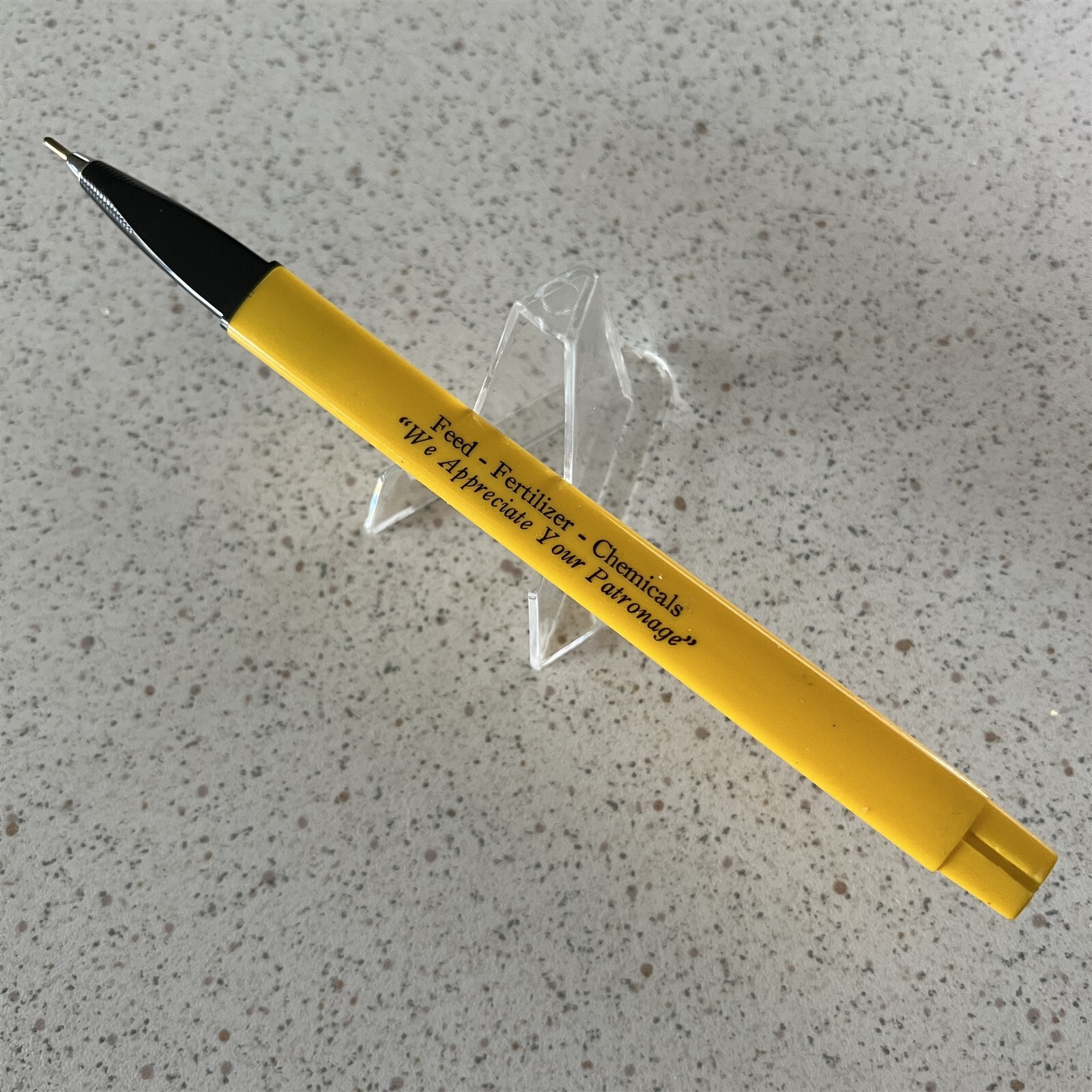Lincoln Nebraska Grain Inc Elevator Division Vintage Triangle Ballpoint Pen #1-1