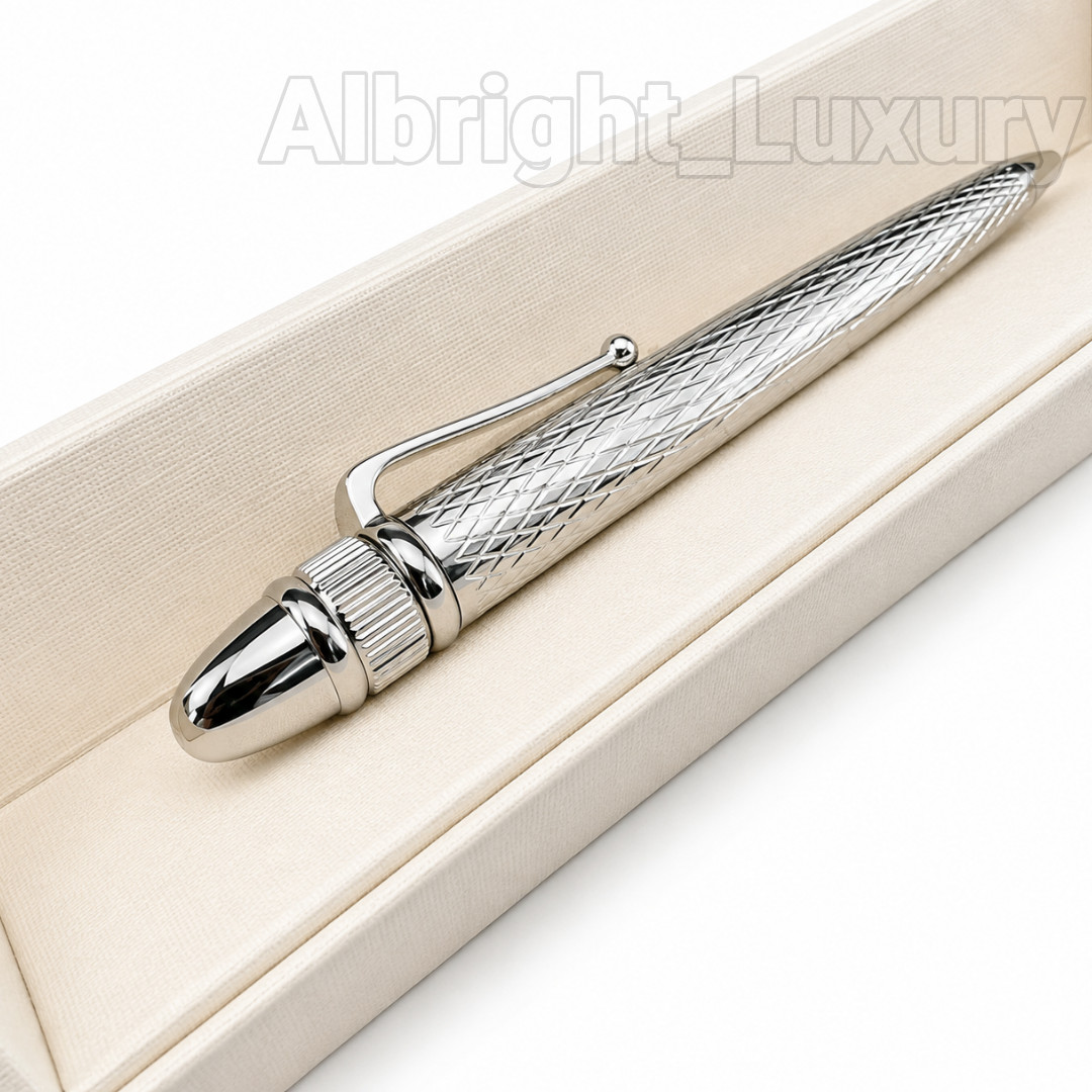 ROLEX VIP Ballpoint Pen Palladium Finish Luxury Executive Ad Gift w/ Box