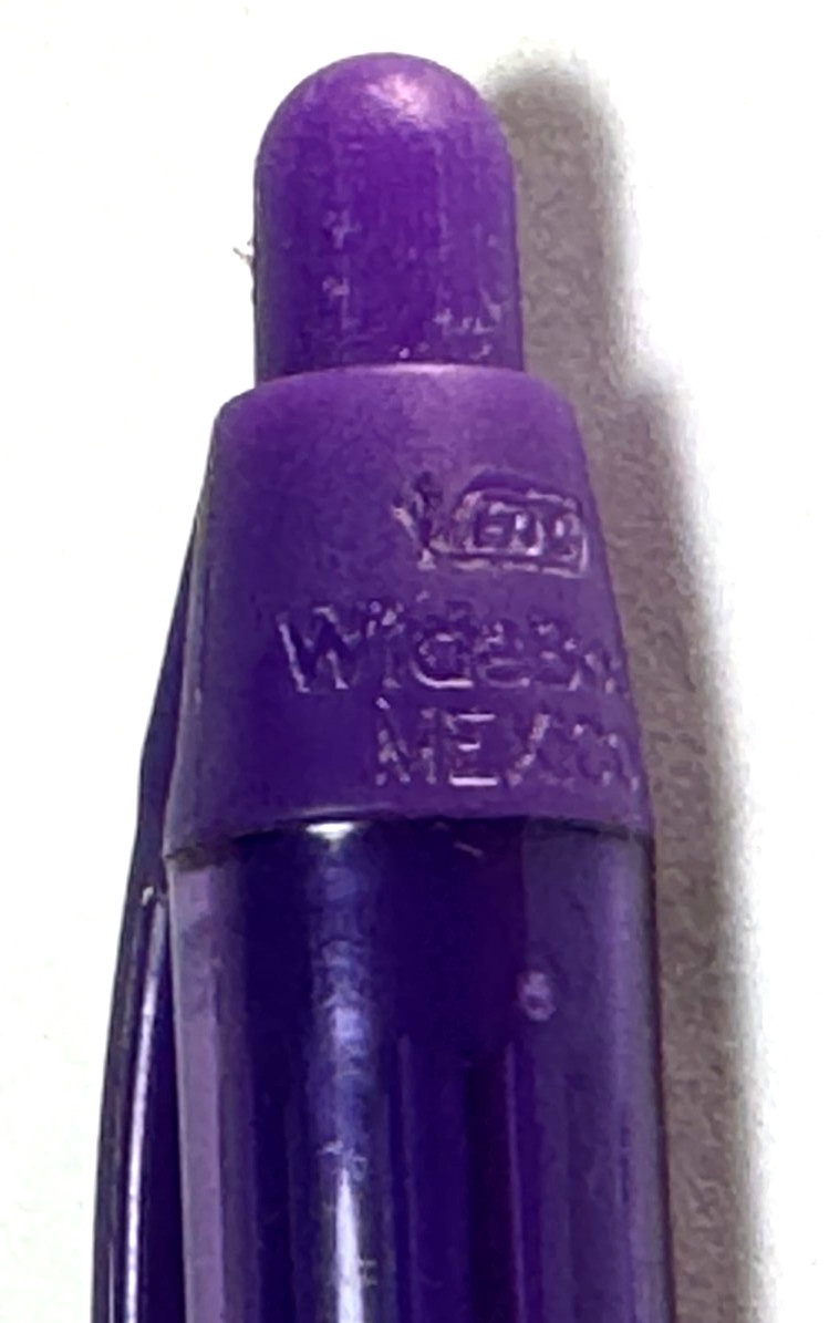 RARE SUSTIVA (HIV MED) PHARMACEUTICAL REP DRUG PEN – BIC WIDEBODY – MEXICO MADE
