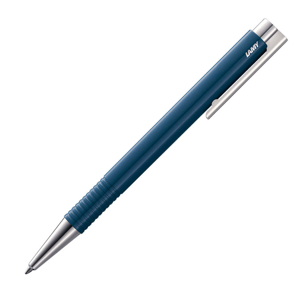 Lamy Logo M+ Ballpoint Pen, Indigo Gloss