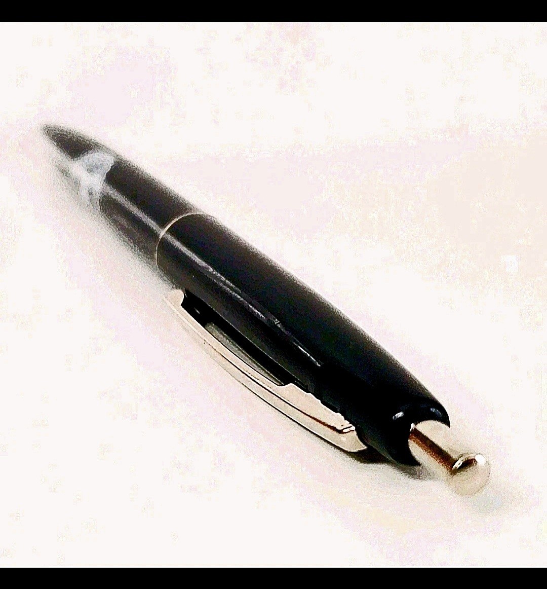 Vintage Bic Clic Hardin County Bank Promotional Ballpoint Click Pen Blue Mexico