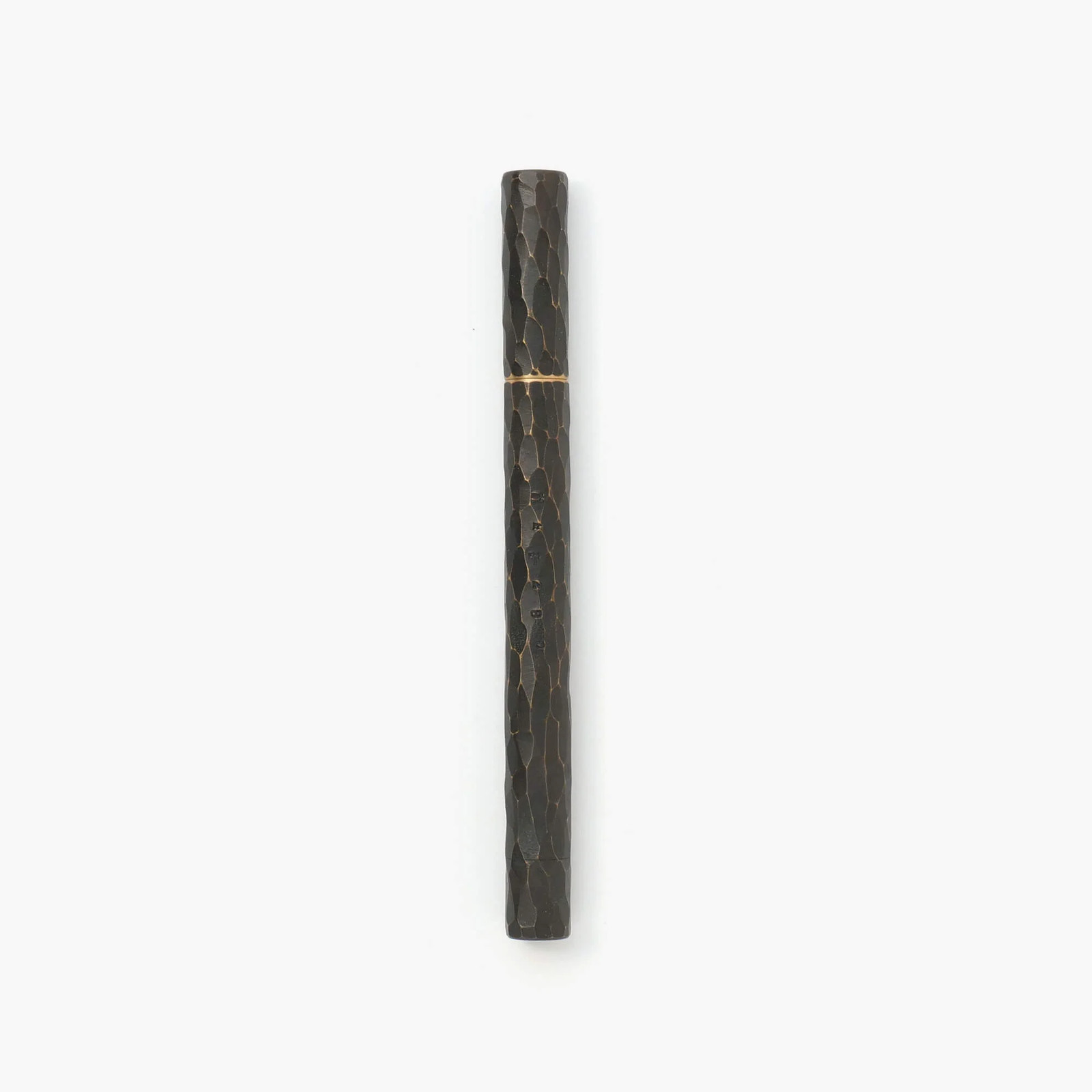 Kakimori Tzf-HK Brass Cap Ballpoint Pen 0.7mm Black Ink Japan TETZBO