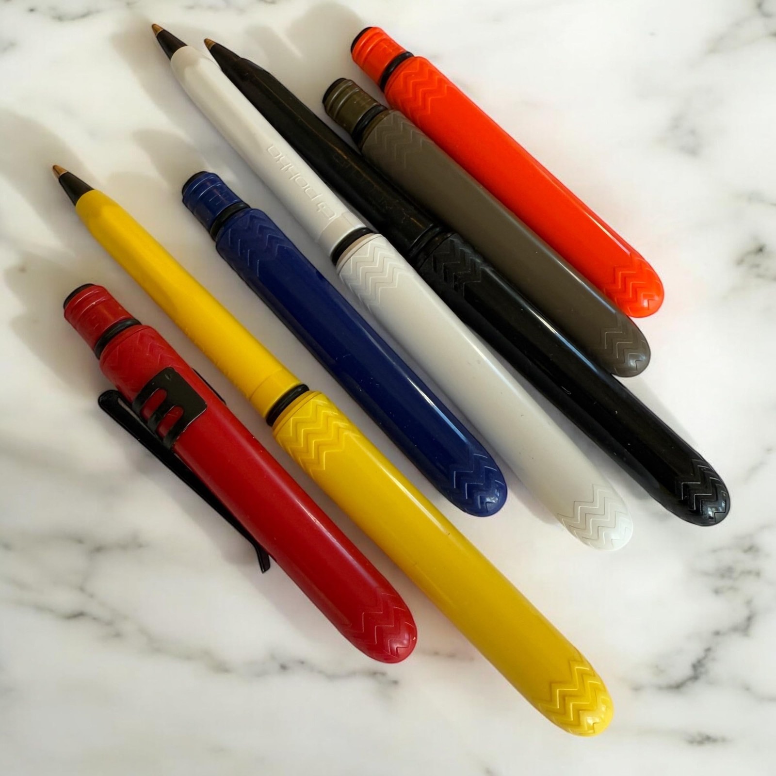 Pokka USA Made Pocket Pen 3 Pack Metal Clips Compact, Affordable, Lightweight