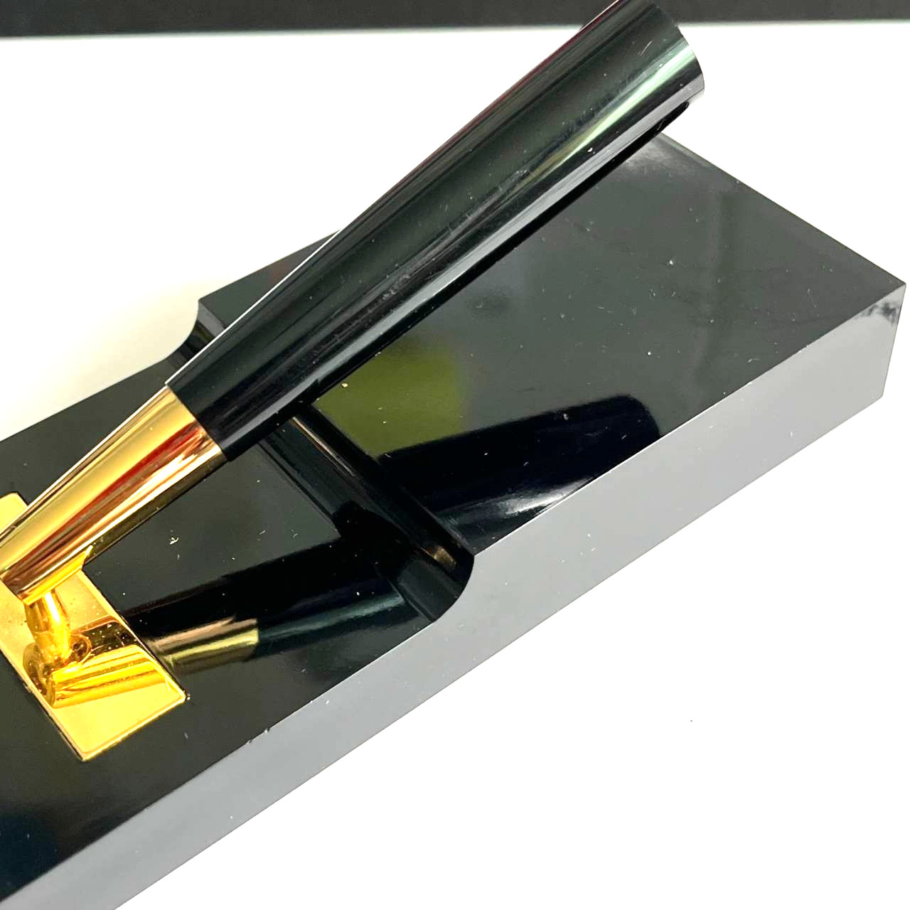 Vintage Pilot Desk pen set plating gold (Stand with 1 pcs of Ballpoint Pen)