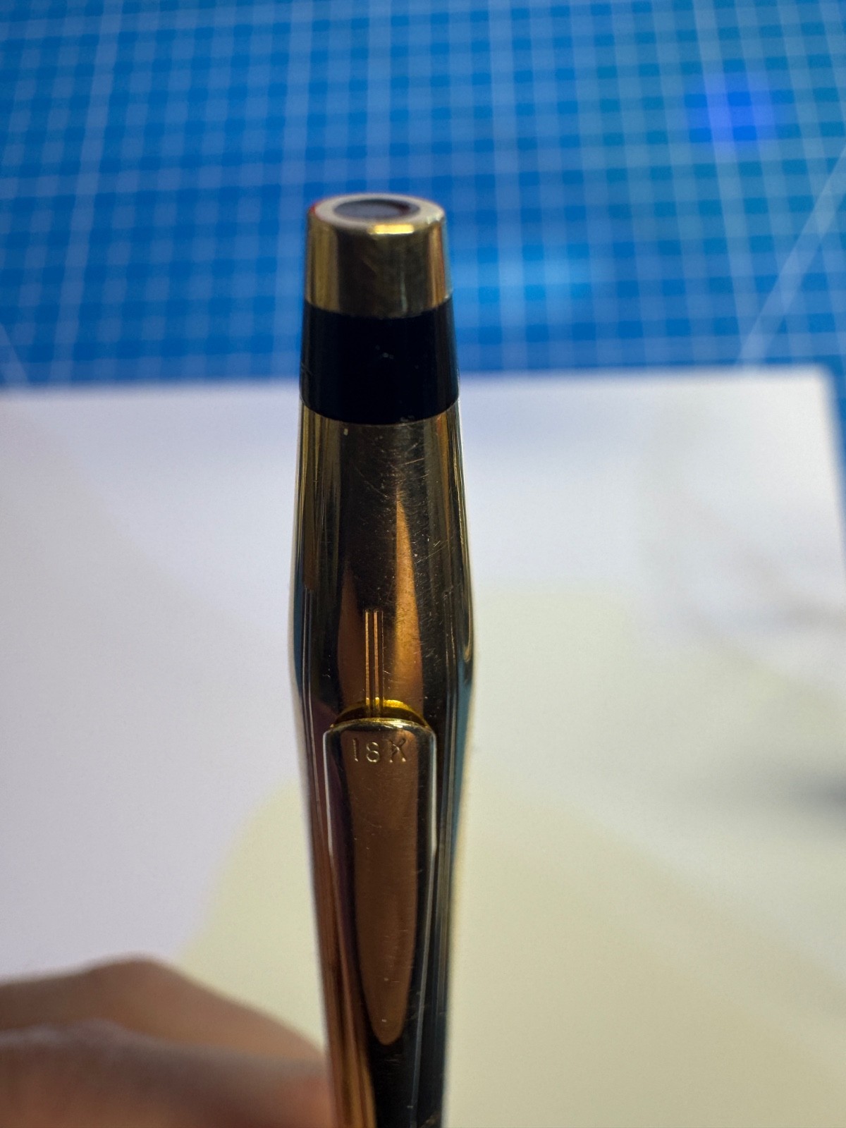 18K Solid Gold 750 Cross Century Ballpoint Pen-Pencil Set Rare Vintage