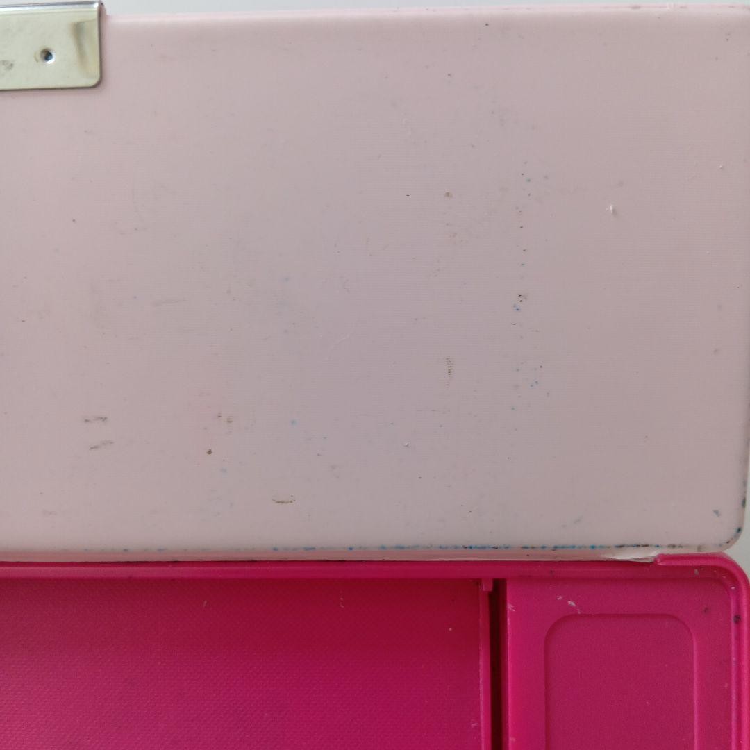 Sanrio Hello Kitty pink pencil case, open on both sides #3a997a