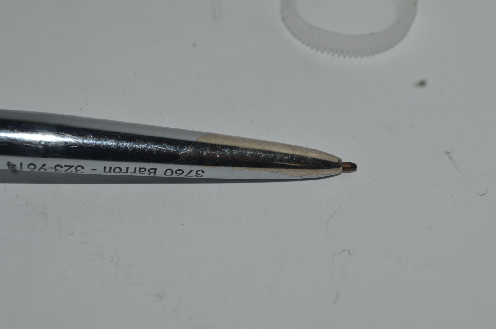 UNIPECO 2 Color Ink Ballpoint Pen W.S. Welborn Promo All Metal Body Tested Works