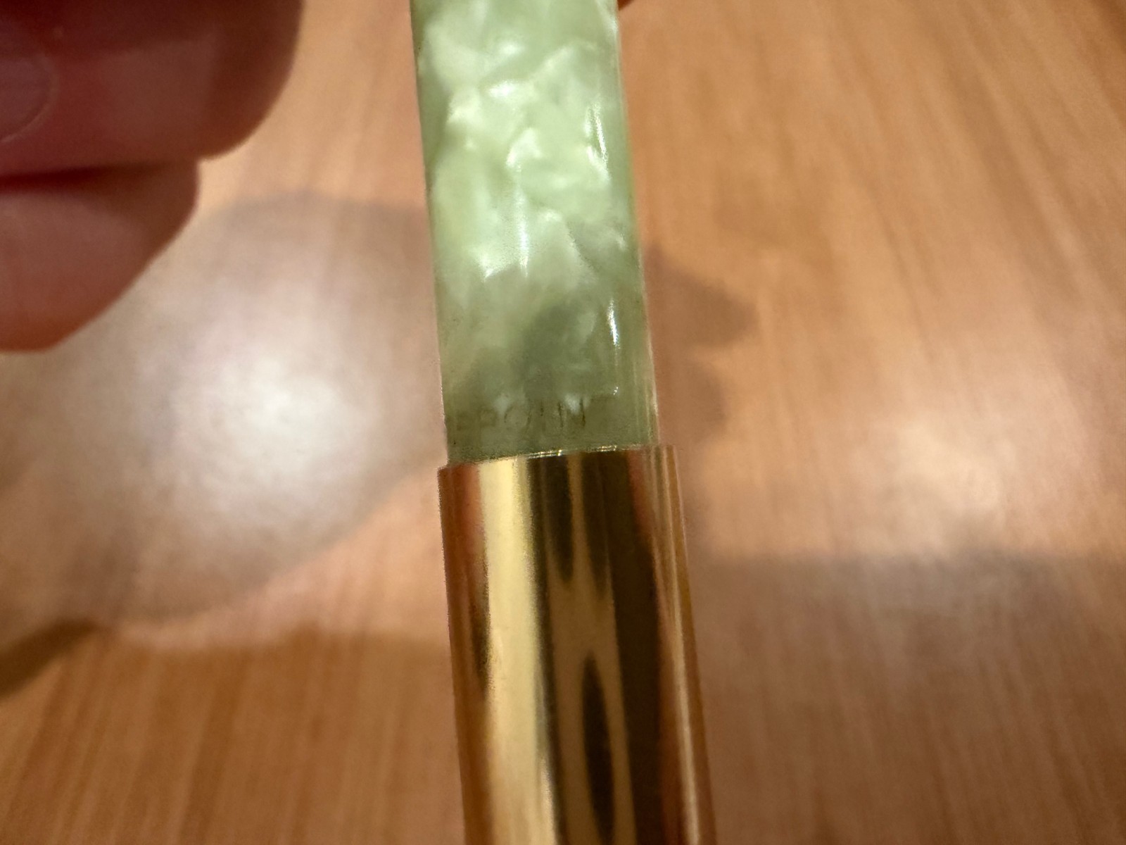 Vintage Ritepoint Light Green Plastic or Celluloid Oen